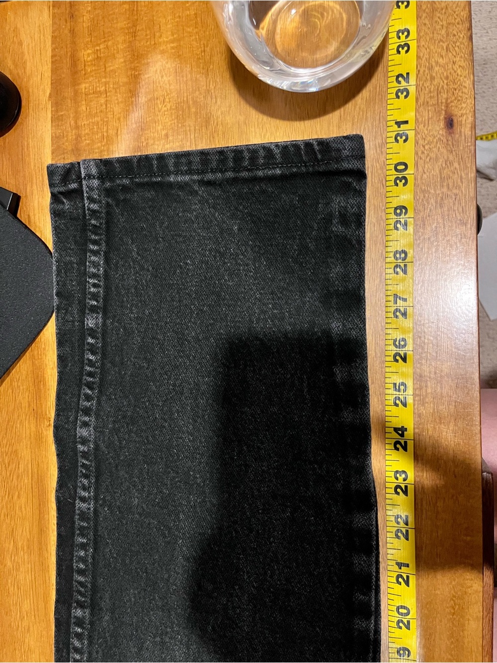 WRANGLER Cowboy Cut Slim Straight Jeans Black 31x32 - Picture 9 of 10